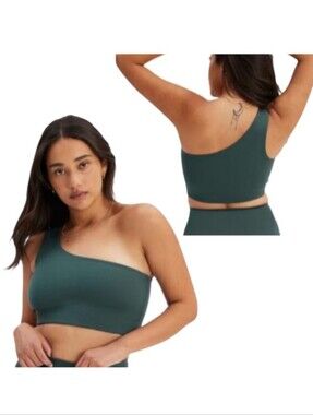Girlfriend Collective Bianca One Shoulder Bra